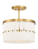 Minka-Lavery - 2083-732 - Three Light Convertible Semi-Flush - Coronelle - Legacy Brass