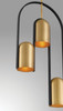 Minka-Lavery - 153-782 - Three Light Pendant - Cane - Legacy Brass