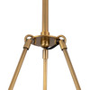 Alora - CH346028VBAR - LED Chandelier - Dahlia - Vintage Brass/Alabaster