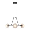 Alora - CH346028UBAR - LED Chandelier - Dahlia - Urban Bronze/Alabaster