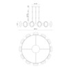 Alora - CH320050UBAR-UNV - LED Chandelier - Alonso - Urban Bronze/Alabaster