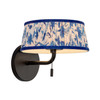 Alora - WV675208MBBL - Two Light Bathroom Vanity - Scout - Matte Black/Blue Linen