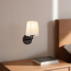 Alora - WV675106MBWL - One Light Bathroom Vanity - Scout - Matte Black/White Linen