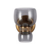 Alora - WV310205VBSM - LED Bathroom Vanity - Sutton - Vintage Brass/Smoked Glass