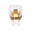 Alora - WV310205VBCL - LED Bathroom Vanity - Sutton - Vintage Brass/Clear Glass