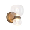 Alora - WV310205VBCL - LED Bathroom Vanity - Sutton - Vintage Brass/Clear Glass