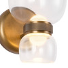 Alora - WV310205VBCL - LED Bathroom Vanity - Sutton - Vintage Brass/Clear Glass