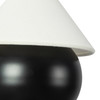 Alora - WS453107MBWL - LED Wall Sconce - Rowan - Matte Black/White Linen