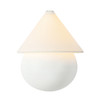 Alora - WS453107AWWL - LED Wall Sconce - Rowan - Antique White/White Linen