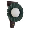 Alora - WS354012PGN - One Light Wall Sconce - Furrow - Pine Green