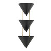 Alora - WS341328UB - Three Light Wall Sconce - Versus - Urban Bronze