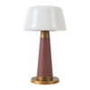 Alora - TL314106BGD - LED Table Lamp - Clemence - Burgundy