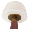 Alora - TL314106BGD - LED Table Lamp - Clemence - Burgundy