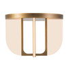 Alora - SF336816VB - LED Semi-Flush Mount - Anders - Vintage Brass