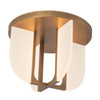 Alora - SF336816VB - LED Semi-Flush Mount - Anders - Vintage Brass