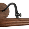 Alora - PL403124WT - LED Picture Light - Dottie - Walnut