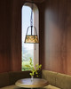 Alora - PD675213MBGL - Two Light Pendant - Scout - Matte Black/Green Linen