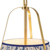 Alora - PD675213BGBL - Two Light Pendant - Scout - Brushed Gold/Blue Linen
