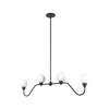 Alora - LP408148MB - Four Light Linear Pendant - Beckett - Matte Black