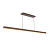 Alora - LP403160WT - LED Linear Pendant - Dottie - Walnut