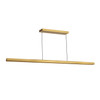 Alora - LP403160BG - LED Linear Pendant - Dottie - Brushed Gold