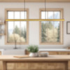 Alora - LP403148BG - LED Linear Pendant - Dottie - Brushed Gold