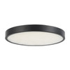 Alora - FM653009MBAR - LED Flush Mount - Evelyn - Matte Black/Alabaster
