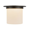 Alora - FM360118UBOP - One Light Flush Mount - Mineral - Urban Bronze/Matte Opal Glass