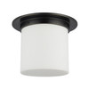 Alora - FM360118UBOP - One Light Flush Mount - Mineral - Urban Bronze/Matte Opal Glass