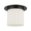 Alora - FM360118UBAR - One Light Flush Mount - Mineral - Urban Bronze/Alabaster