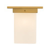 Alora - FM356808PTBOP - One Light Flush Mount - Mineral - Patina Brass/Opal Glass