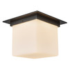 Alora - FM356118UBOP - One Light Flush Mount - Mineral - Urban Bronze/Matte Opal Glass