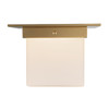 Alora - FM356085PTBOP - One Light Flush Mount - Mineral - Patina Brass/Opal Glass