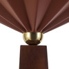 Alora - FL354064BGD - One Light Floor Lamp - Furrow - Burgundy
