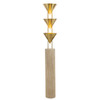Alora - FL341367PTB - Three Light Floor Lamp - Versus - Patina Brass