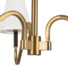 Alora - CH445330BGWL - Three Light Chandelier - Sloan - Brushed Gold/White Linen
