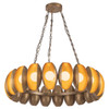 Alora - CH305737VB - LED Chandelier - Cortez - Vintage Brass
