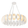 Alora - CH305737AW - LED Chandelier - Cortez - Antique White