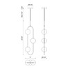 Alora - PD302003MBBG-UNV - LED Pendant - Tagliato - Matte Black/Brushed Gold