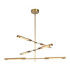 Alora - MP316406VBMS-UNV - LED Pendant - Astrid - Metal Shade/Vintage Brass