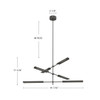 Alora - MP316406UBMS-UNV - LED Pendant - Astrid - Metal Shade/Urban Bronze