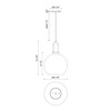 Alora - PD601710MBOP - One Light Pendant - Soji - Matte Black/Opal Matte Glass