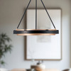 Alora - PD302724CBGS-UNV-010 - LED Pendant - Duo - Classic Black/Gold Shimmer