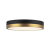 Alora - FM554211AGMB-5CCT - LED Flush Mount - Adelaide - Aged Gold/Matte Black
