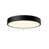 Alora - FM554015MB-5CCT - LED Flush Mount - Adelaide - Matte Black