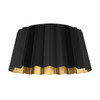 Alora - FM528514MB - Two Light Flush Mount - Plisse - Matte Black