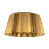 Alora - FM528514AG - Two Light Flush Mount - Plisse - Aged Gold