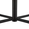 Alora - CH628423MBOP - Four Light Chandelier - Plisse - Matte Black/Opal Matte Glass