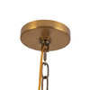 Alora - CH628423AGOP - Four Light Chandelier - Plisse - Aged Gold/Opal Matte Glass