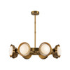 Alora - CH320837VB-UNV - LED Chandelier - Alonso - Vintage Brass
